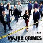 carátula frontal de divx de Major Crimes - Temporada 01