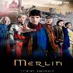 carátula frontal de divx de Merlin - 2008 - Temporada 01 - V2