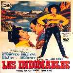carátula frontal de divx de Los Indomables - 1956