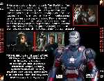 cartula trasera de divx de Iron Man 3