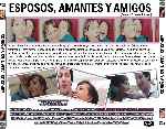 carátula trasera de divx de Esposos Amantes Y Amigos