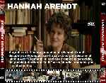 carátula trasera de divx de Hannah Arendt