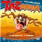 carátula frontal de divx de Taz-mania