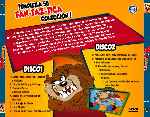 carátula trasera de divx de Taz-mania