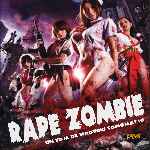 carátula frontal de divx de Rape Zombie