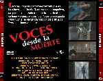 carátula trasera de divx de Voces Desde La Muerte