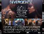 carátula trasera de divx de Divergente