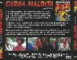 carátula trasera de divx de Carga Maldita - 1977