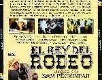 carátula trasera de divx de El Rey Del Rodeo