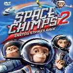 carátula frontal de divx de Space Chimps 2