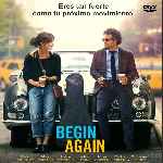 carátula frontal de divx de Begin Again