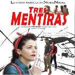 carátula frontal de divx de Tres Mentiras