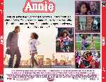 carátula trasera de divx de Annie - 2014 - V2