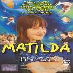 carátula frontal de divx de Matilda - 1996