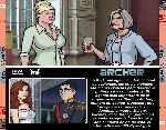 carátula trasera de divx de Archer - Temporada 05