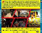 carátula trasera de divx de El Mas Buscado