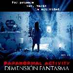 carátula frontal de divx de Paranormal Activity - Dimension Fantasma