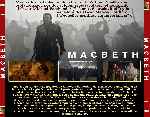 cartula trasera de divx de Macbeth - 2015
