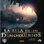 carátula frontal de divx de La Isla De Los Dinosaurios - 2014