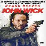 cartula frontal de divx de John Wick