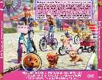 carátula trasera de divx de Barbie Y Sus Hermanas - Perritos En Busca Del Tesoro