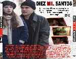 carátula trasera de divx de Diez Mil Santos 