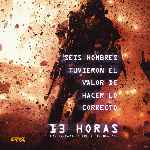 carátula frontal de divx de 13 Horas - Los Soldados Secretos De Bengasi - V2