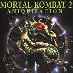carátula frontal de divx de Mortal Kombat 2 - Aniquilacion