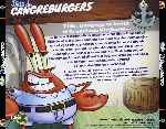 carátula trasera de divx de Bob Esponja - Dias De Cangreburgers