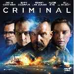 carátula frontal de divx de Criminal - 2016 - V2