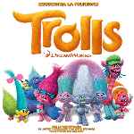 carátula frontal de divx de Trolls