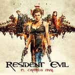 cartula frontal de divx de Resident Evil - El Capitulo Final
