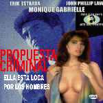 carátula frontal de divx de Propuesta Criminal