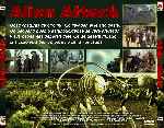 carátula trasera de divx de Alien Attack