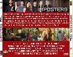 carátula trasera de divx de Imposters - Temporada 01