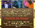 carátula trasera de divx de Vestida De Fuego