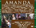 carátula trasera de divx de Amanda - 1996