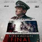carátula frontal de divx de Operacion Final - 2018