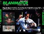 carátula trasera de divx de Re-animator