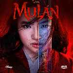 carátula frontal de divx de Mulan - 2020