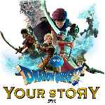 carátula frontal de divx de Dragon Quest - Your History