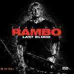 carátula frontal de divx de Rambo - Last Blood