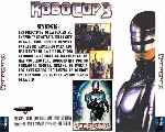 carátula trasera de divx de Robocop 3
