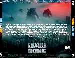 cartula trasera de divx de Godzilla Vs. Kong - V2
