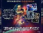 carátula trasera de divx de Invasion Cosmica