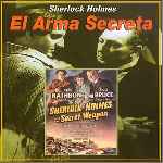 carátula frontal de divx de Sherlock Holmes - El Arma Secreta