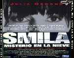 carátula trasera de divx de Smila - Misterio En La Nieve