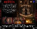 carátula trasera de divx de La Primera Profecia