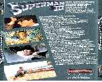 carátula trasera de divx de Superman 3