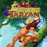 carátula frontal de divx de Tarzan - Clasicos Disney